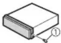 PIONEER DEHS6000BS - To secure the front panel - 1