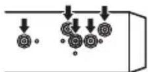PIONEER DEHS6000BS - When not using the supplied mounting sleeve - 1