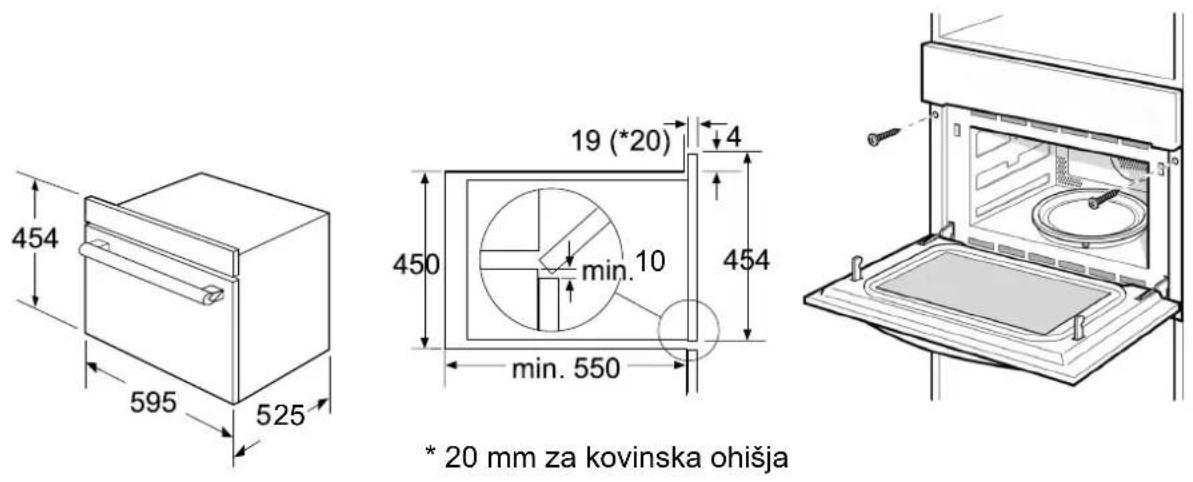 BLAUPUNKT 5KD94150GB - Vgradnja pečice - 1
