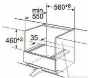 BLAUPUNKT 5C90S8990 - DIMENSIONI DI INCASSO - 2