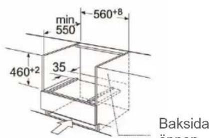 BLAUPUNKT 5C60M8690 - INBYGGNADSMÄTT - 2