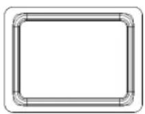 BLAUPUNKT 5C60M8690 - Bakplaat – glazen schaal - 1