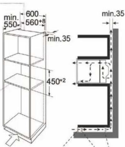 BLAUPUNKT 5C60M8690 - INSTALLATION DIMENSIONS - 1