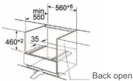 BLAUPUNKT 5C60M8690 - INSTALLATION DIMENSIONS - 2