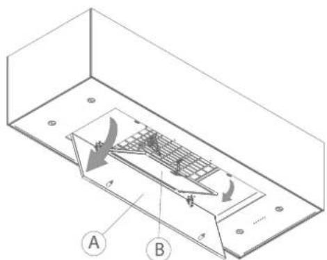 NOVY Phantom 7530 - Accessing the grease filter - 1