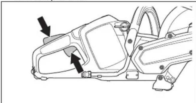 HUSQVARNA K 535i - De vergrendeling van de activeringsschakelaar controleren - 1