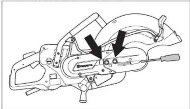 HUSQVARNA K 7000 - So kehren Sie den Schneidkopf um - 4