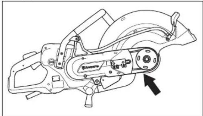 HUSQVARNA K 7000 - Comment retourner la tête de coupe - 6
