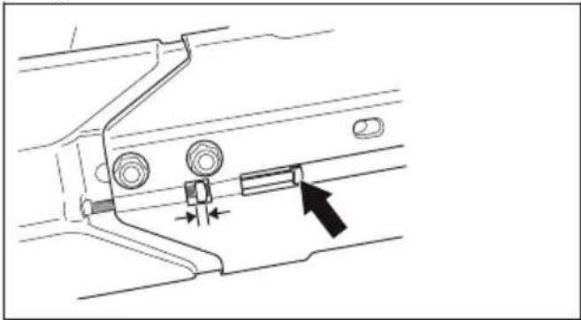 HUSQVARNA K 7000 - To adjust the tension of the drive belt - 3
