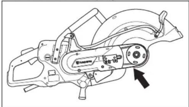 HUSQVARNA K 7000 - To reverse the cutting head - 6