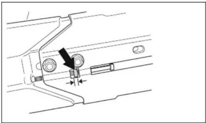 HUSQVARNA K 7000 - To adjust the tension of the drive belt - 1