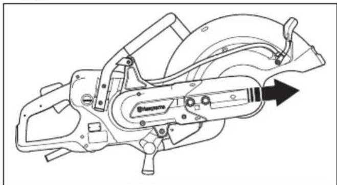 HUSQVARNA K 7000 - Het zaagblad monteren - 10