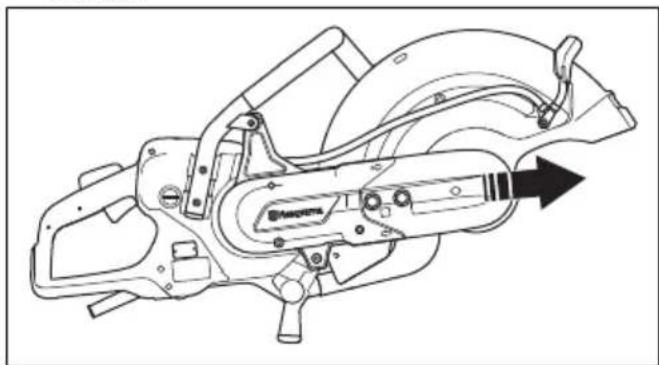 HUSQVARNA K 7000 - Remplacer la courroie d'entraînement - 3