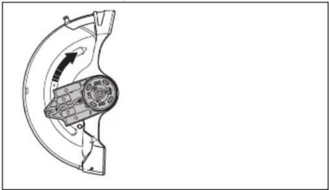 HUSQVARNA K 7000 - To reverse the cutting head - 7