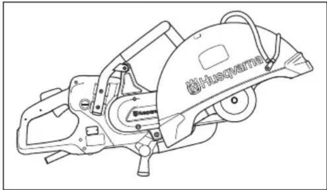 HUSQVARNA K 7000 - Comment retourner la tête de coupe - 8