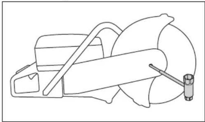 HUSQVARNA K 7000 - To install the cutting blade - 5