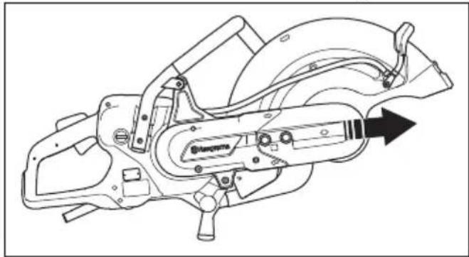 HUSQVARNA K 7000 - To replace the drive belt - 3