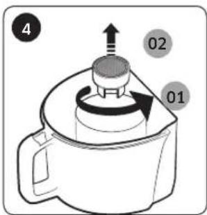 SAMSUNG SC07M21A0V1 - Cleaning the dustbin - 4