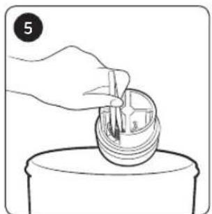 SAMSUNG SC07M21A0V1 - Cleaning the dustbin - 5