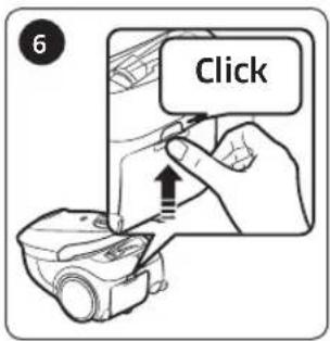 SAMSUNG SC07M25M9WD - Cleaning the dust bag - 14