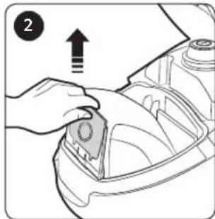 SAMSUNG SC07M25M9WD - Nettoyage du sac à poussière - 2