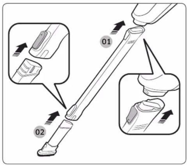 SAMSUNG SS60K6080KC - Verwendung des Verländerungsstücks (optional) - 1