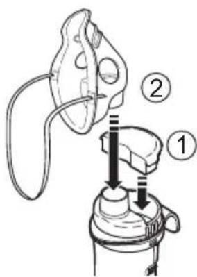 OMRON CompAIR NEC801S - Fixation du masque pour enfant (PVC) - 1