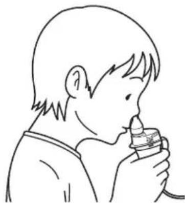 OMRON CompAIR NEC801S - Utilisation de l'embout nasal - 1