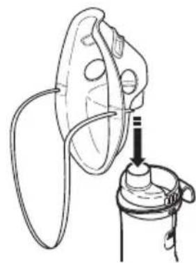 OMRON CompAIR NEC801S - Fixation du masque pour adulte (PVC) - 1