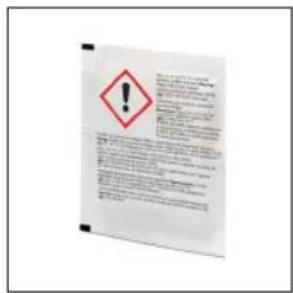 Warning sign with red diamond and exclamation mark, indicating a hazard warning about safety