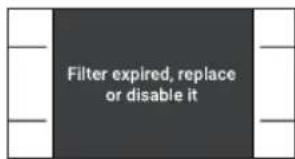 Filter expired, replace or disable it