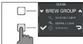 GAGGIA Magenta Milk RI8701 - Nettoyage du groupe de distribution avec des tablettes pour l'élimination des résidus huileux du café - 2