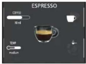 ESPRESSO COFFEE 30 ml TEMP medium