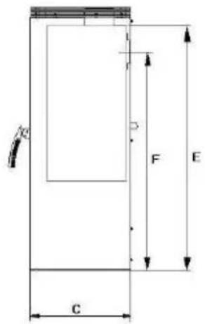 Wamsler Atlas - Plans avec les dimensions - 1