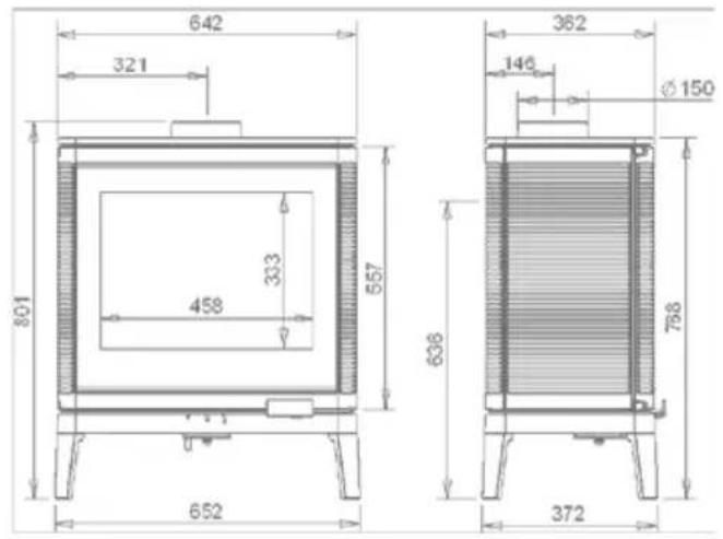 Wamsler Rocky - Disegni dimensionali e dati - 1