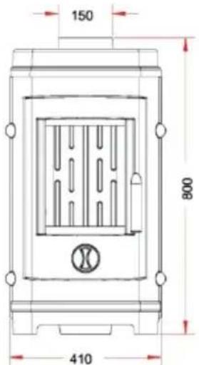 Wamsler Rocky - Plans avec les dimensions - 2