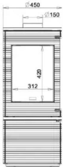 Wamsler Rocky - Plans avec les dimensions - 1