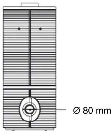 Wamsler Rocky - Outside air intake - 1