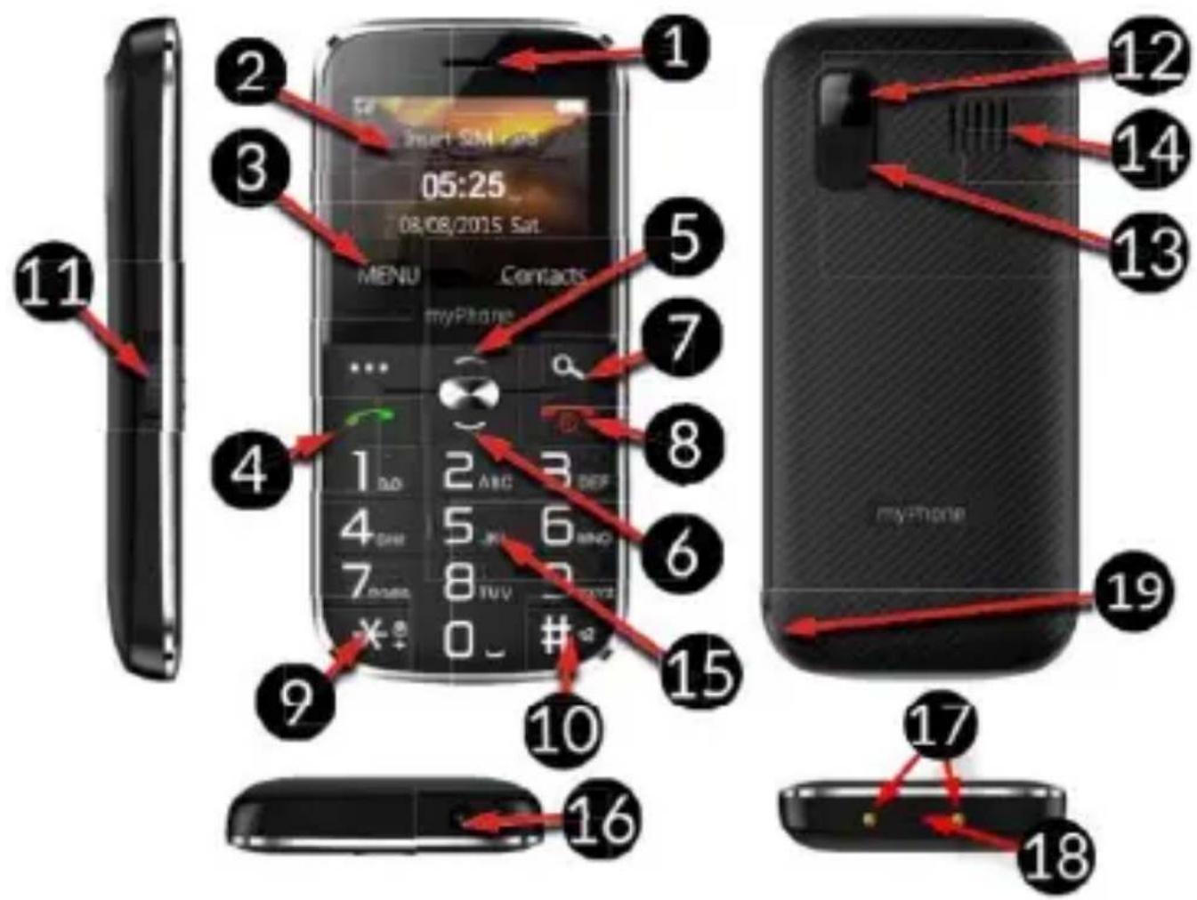 myPhone Halo C - TexHnueckne xapaKTepeNCTnKn 6Ioka nHTaHna: - 1