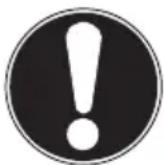 MEDION LIFE E66567 MD 43567 - Risk of electric shock! - 1