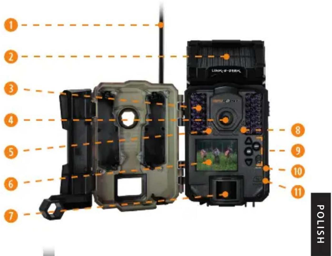 Spypoint LinkSDark - KOMPONENTY - 1