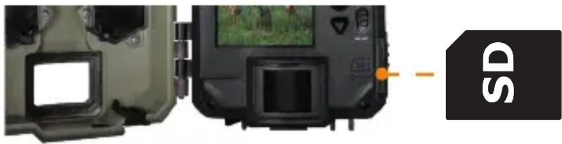 Spypoint LinkSDark - INSERTAR UNA TARJETA SD - 1