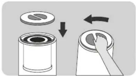 TCL Breeva A2W - Remove filter Install filter - 6