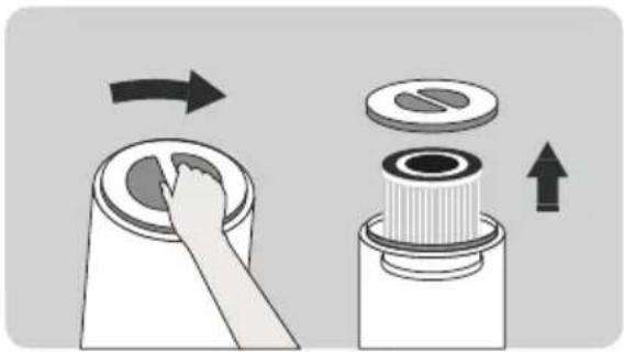 TCL Breeva A2W - Remover filtro Instalar filtro - 1
