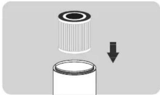 TCL Breeva A3WW - Remover filtro instalar o filtro - 4