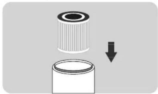 TCL Breeva A3WW - Remove filter Install filter - 4