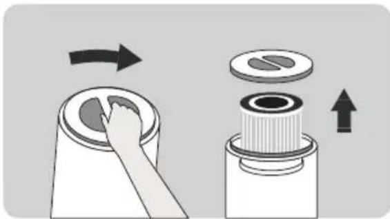 TCL Breeva A2WW - Remover filtro Instalar filtro - 1