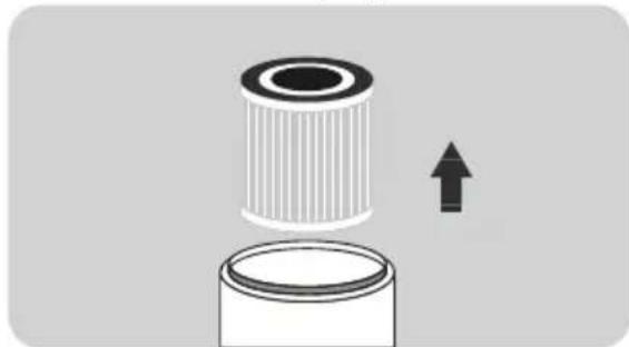 TCL Breeva A2WW - Remover filtro Instalar filtro - 2
