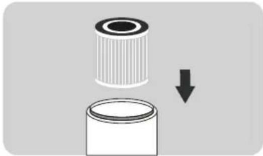 TCL Breeva A2WW - Remover filtro Instalar filtro - 5