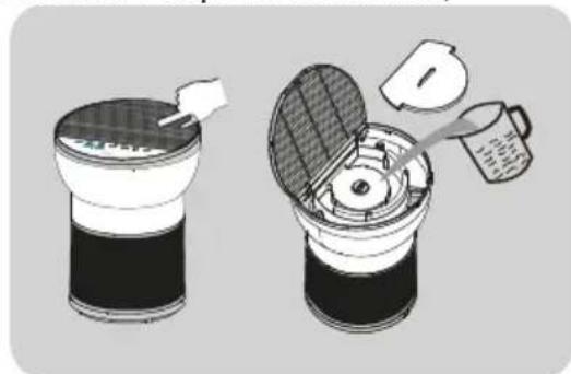 TCL Breeva A2WW - Remover filtro Instalar filtro - 7
